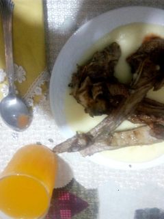 صورة لوصفة بيري البطاطا بكوتلات غنمي