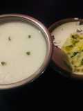 Oriya Pakhala with mashed aloo