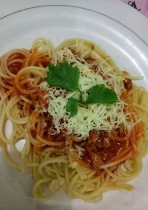 Foto resep Spaghetti Bolognese Rumahan