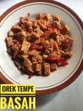 Orek tempe basah