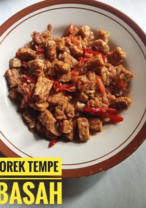 Foto resep Orek tempe basah
