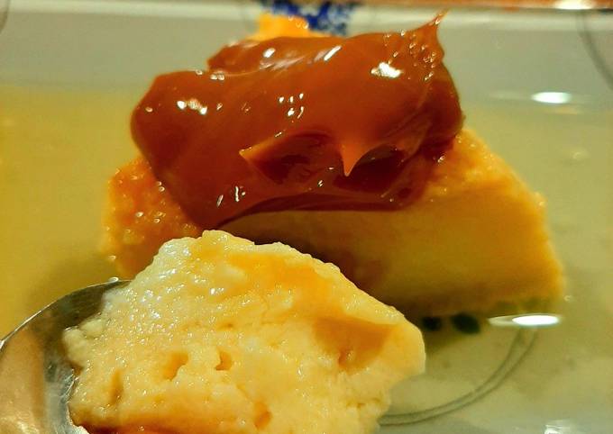 Flan casero en 8 minutos, rápido y fácil ¡ Receta de Sheila D'Alessandro-  Cookpad