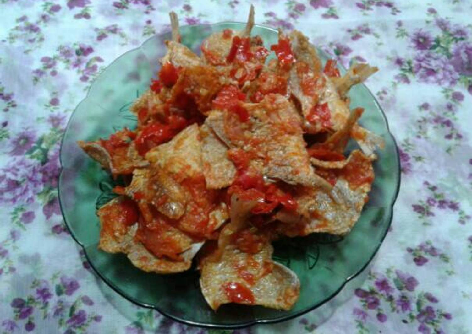 Resep Balado Ikan Asin Kapas Oleh Umi Salsa Cookpad 