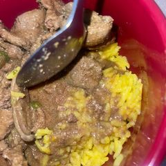 A picture of Turmeric Yellow Rice (instant pot).