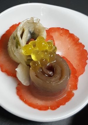 Una foto de Matrimonio de anchoas y boquerones