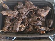 A picture of dehydrator beef jerky