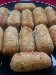 Una foto de Croquetas de carne de cocido