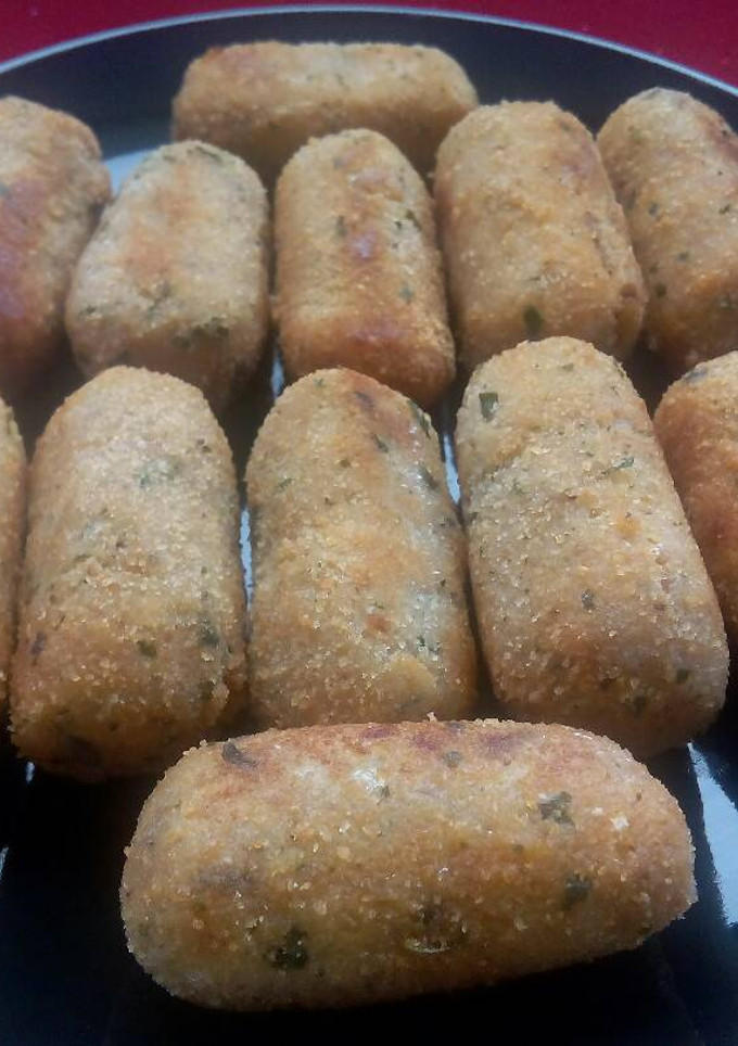 Una foto de Croquetas de carne de cocido