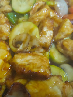 Una foto de Pollo agridulce