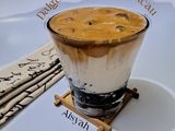 Dalgona Milk with Cincau