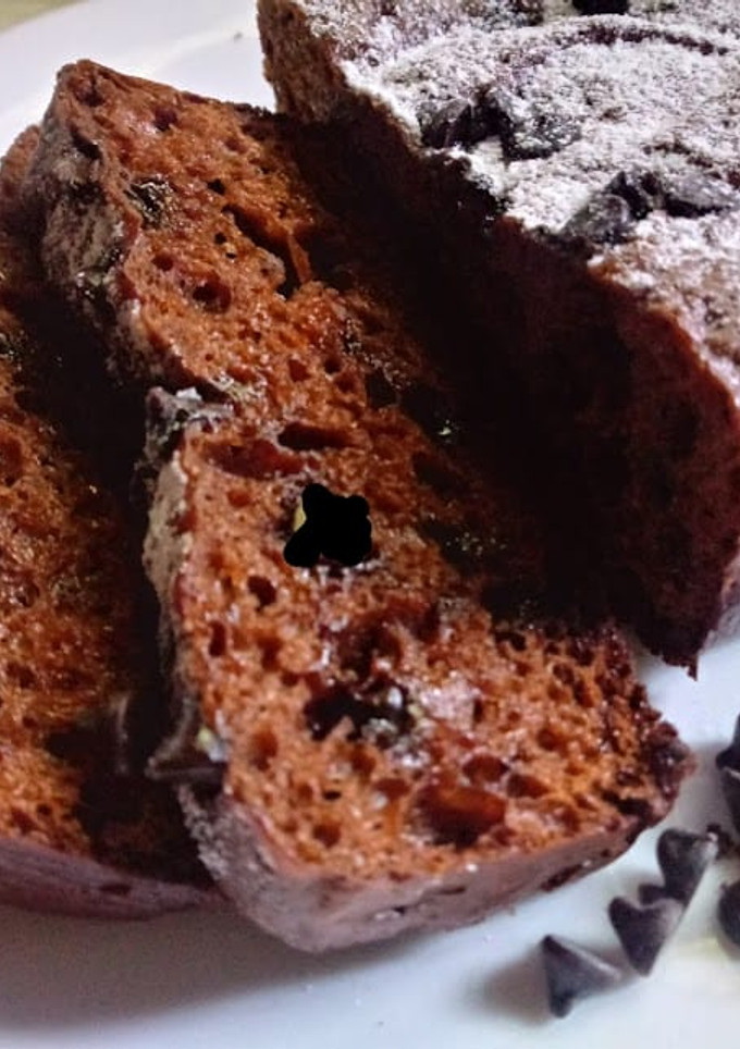 Una foto de Budín De Banana y Cacao Sin Harina