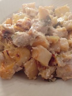 صورة لوصفة غراتان بطاطا وسكالوب