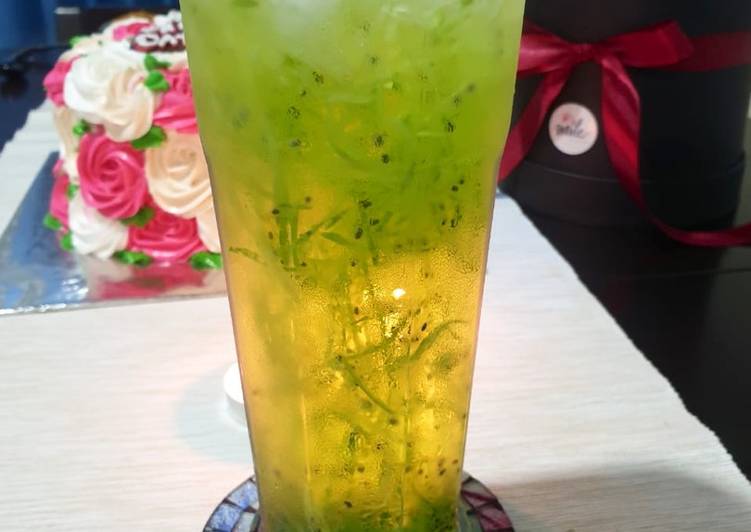 Resep Es Timun Selasih, Enak