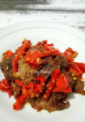 Foto resep Dendeng Balado Basah