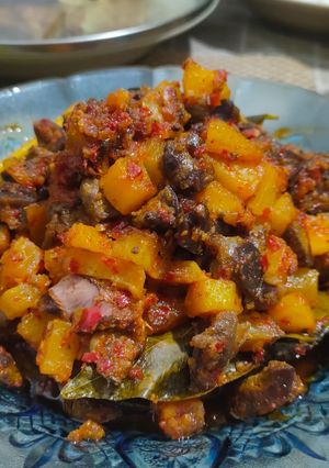 Foto resep Sambal kentang balado dan ati ampela