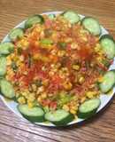 Miến xào ngô tôm