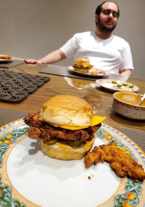 A picture of Popeye's Chicken Sandwich.