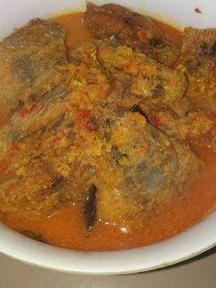 Foto resep Gulai ikan nila merah goreng
