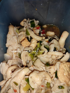 Foto resep Jamur tumis tahu