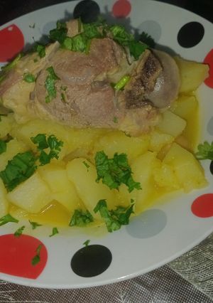 صورة لوصفة بطاطا باللحم