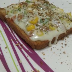 A picture of Bread pizza.