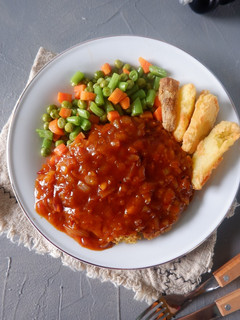 Foto resep Steak tempe saus BBQ