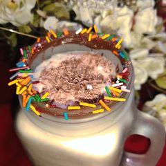 A picture of Nutella Milk Shake 😋🥤.