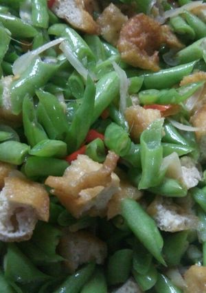Foto resep Tumis Buncis Tahu Asin