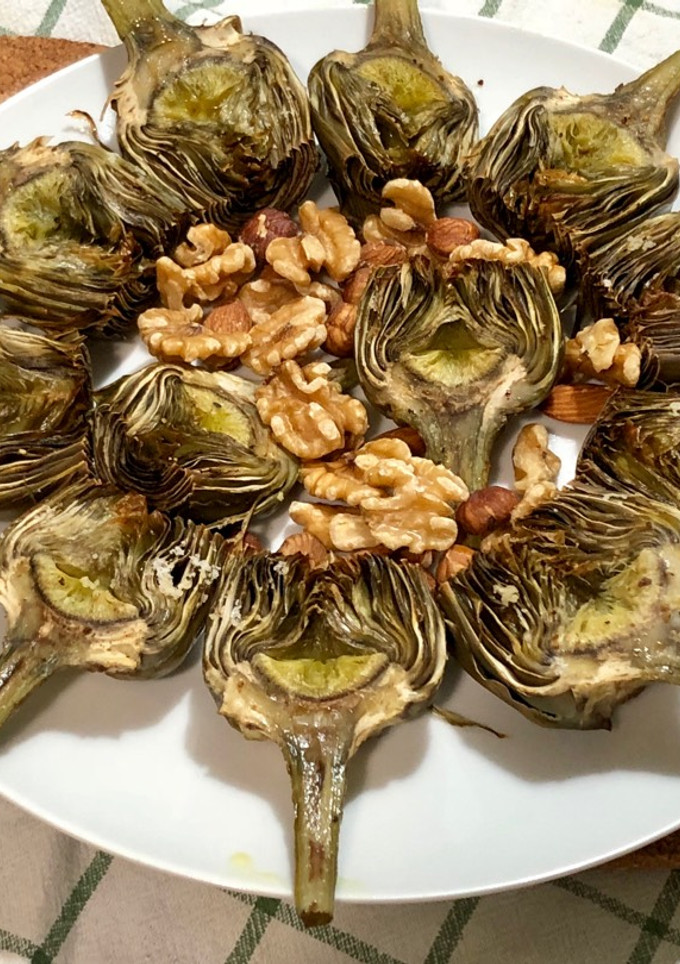 Una foto de Alcachofas al horno