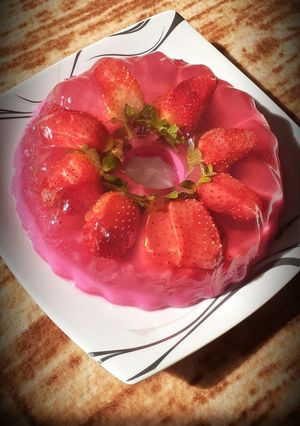 عکسی از دستور ژله ویترینی