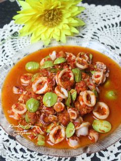 Foto resep Balado Cumi Basah Pete