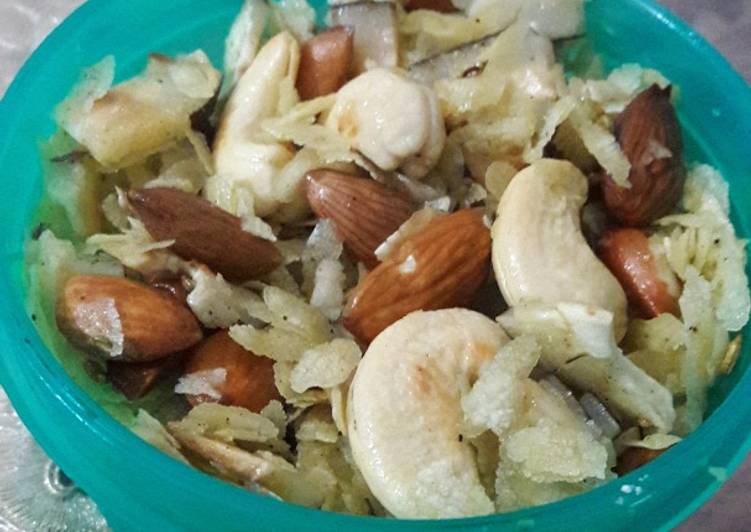 Step-by-Step Guide to Prepare Any-night-of-the-week Dryfruits chivda