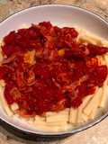 Pasta all'amatriciana (pâtes sauce Amatriciana)