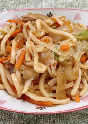 什錦炒烏龍麵 的食譜成品照片