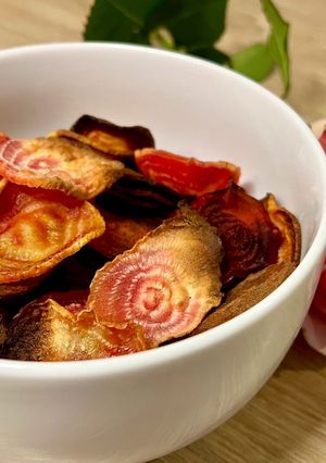 Une photo de Chips de betterave