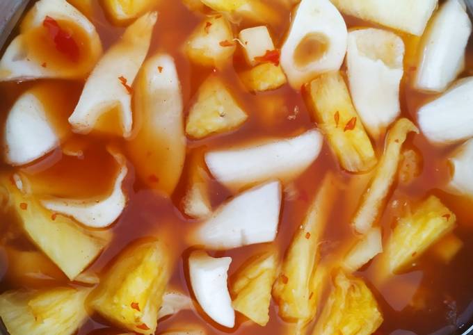 Resep Asinan Nenas Salak, Bikin Ngiler