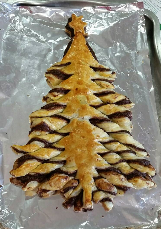 Una foto de Árbol navideño de chocolate
