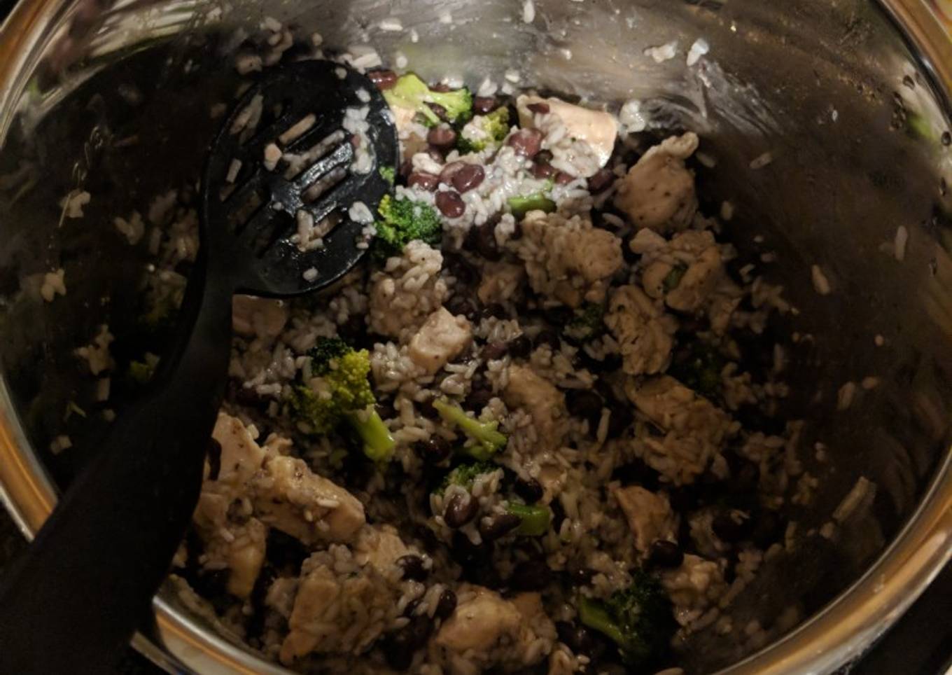 Instapot Chicken Rice & Beans