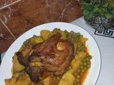 الدجاج بالجلبان والبطاطا 😋