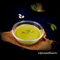 A picture of Mint Chutney/Green Chutney.
