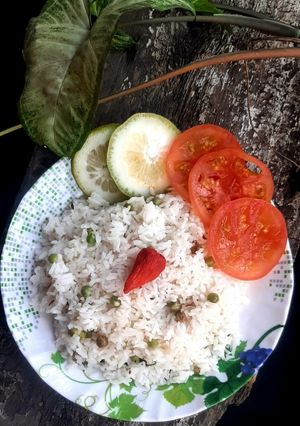 মটরশুঁটির পোলাও। রেসিপির প্রধান ছবি