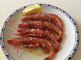Gambas Rojas a la plancha