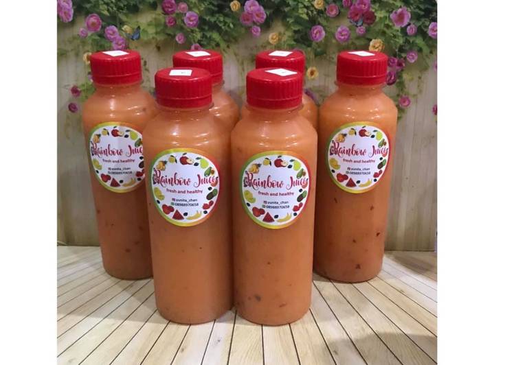 Cara Gampang Menyiapkan Diet Juice Plum Guava Apple Carrot yang Bisa Manjain Lidah