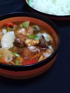 صورة لوصفة دجاج بالأناناس