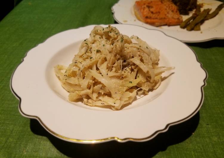 GF, Vegan Fettuccine Alfredo