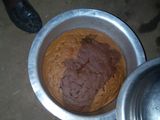 Sand oven baked cake