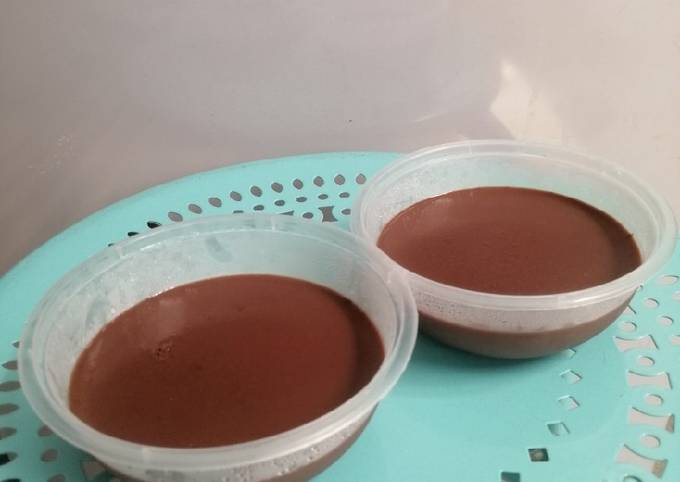 Pudding cokelat diet (+-70an kkal /cup)