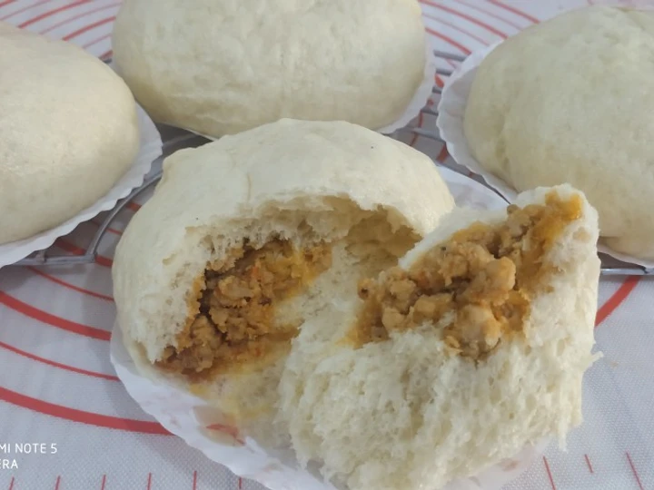 Langkah Gampang Membuat Resep 005 - Bakpao Ayam Udang Pampis yang Lezat Sekali Anti Ribet, Lezat