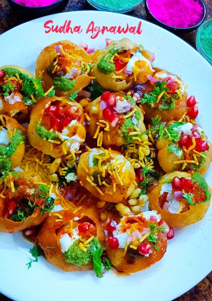 सौंठ दही के गोलगप्पे (sonth dahi ke golgappe recipe in Hindi) रेसिपी मुख्य फोटो