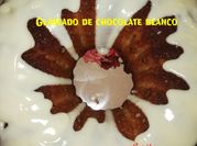 Una foto de glaseado de chocolate basico